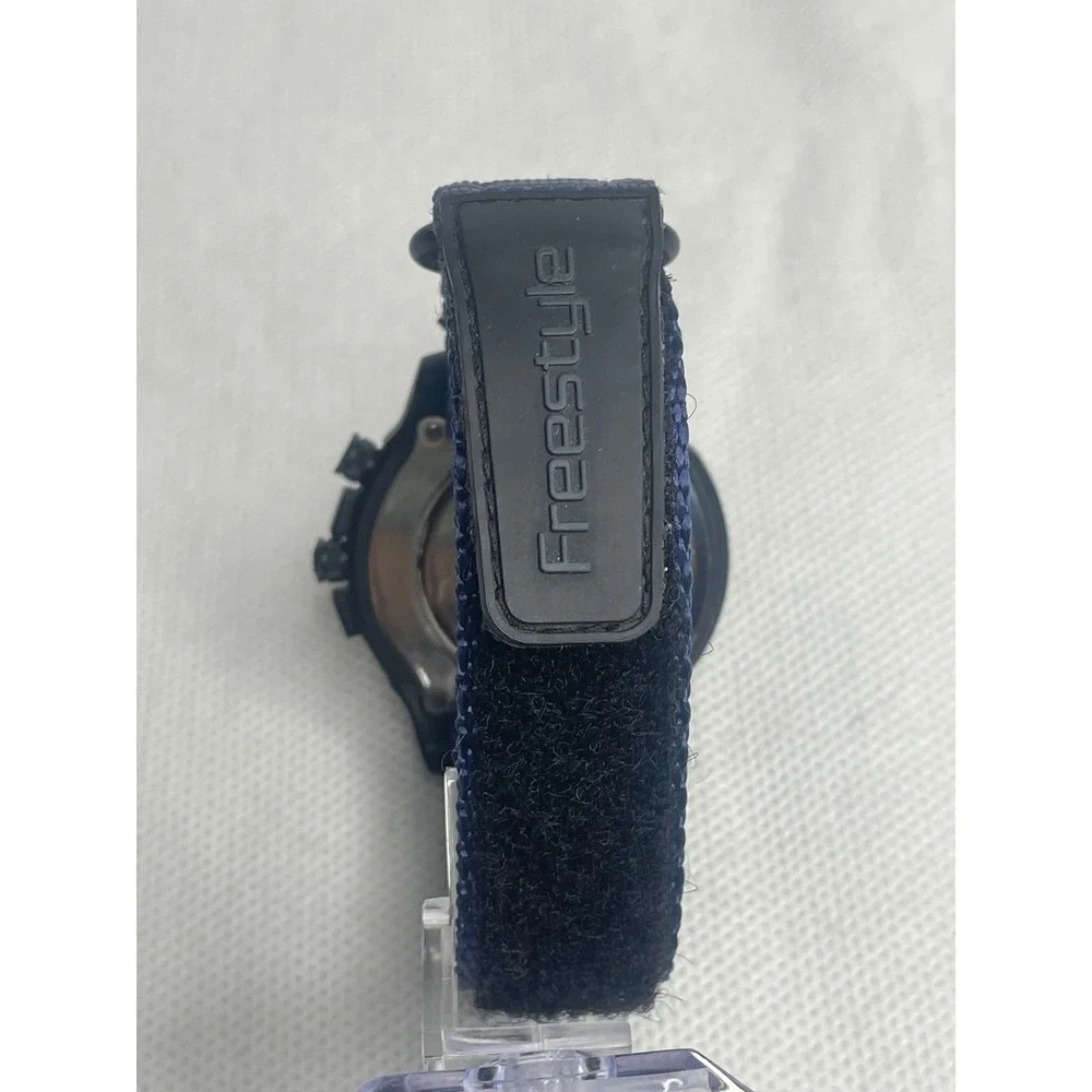 Vintage Timex Reef Gear Analog Digital Water Resist Indiglo FreeStyle Band Mint